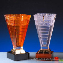 Trofeo de cristal de moda para souvenir